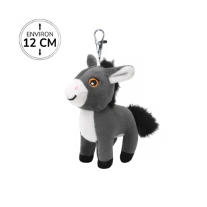 Peluche porte-clés âne marque Bozami