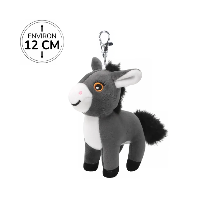 Peluche porte-clés âne marque Bozami
