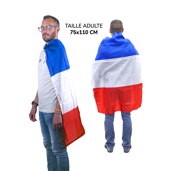 Drapeau cape France 75x110 cm, marque SANDY