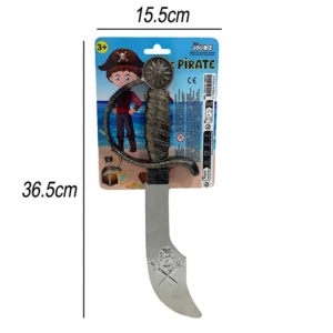 Jouet épée pirate, taille : 36,5cm de haut et 15,5cm de large