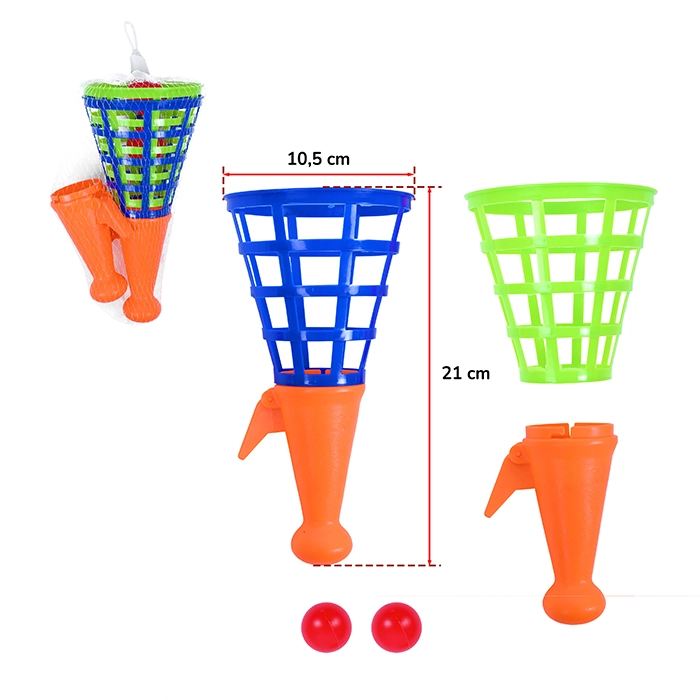 Assortiment de 2 lance balles, 21cm de haut et 10,5cm de large