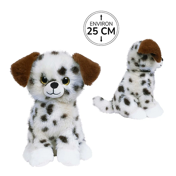 Peluche berger australien assis, 25cm de haut