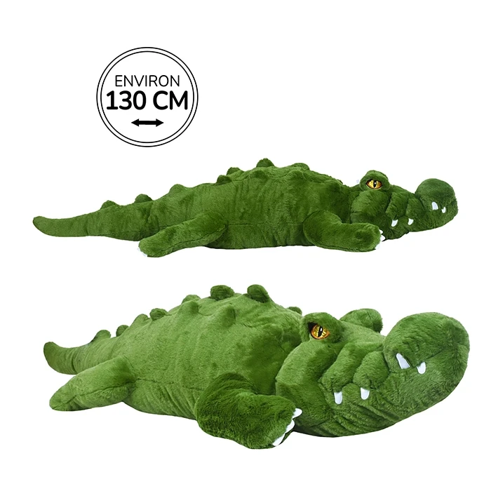 Peluche crocodile 130cm de long
