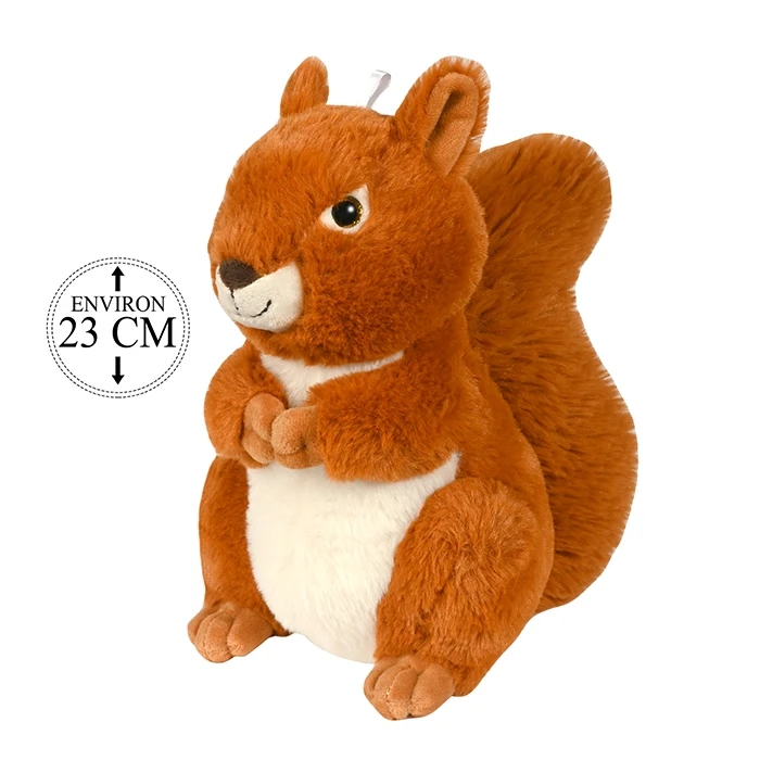 Peluche écureuil 23cm de haut
