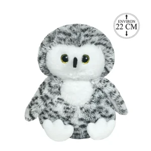 Peluche harfang des neiges, 22cm de haut