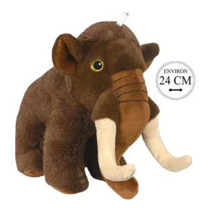 Peluche mammouth, 24cm de long