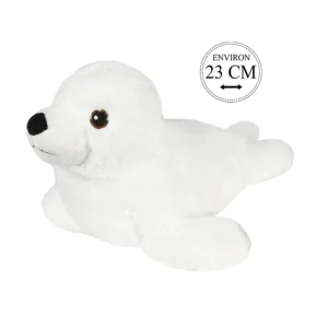 Peluche phoque, 23cm de long