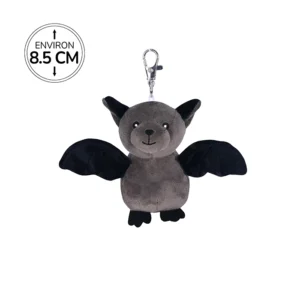 Peluche porte-clés chauve souris, 8,5cm de haut