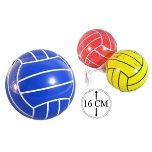 ballon décor volley ball 16 cm de la marque SANDY. Réf. TUH1166-16.