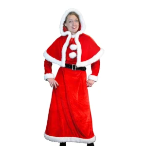 costume robe longue mère Noël de la marque SANDY. Réf. NUH431.