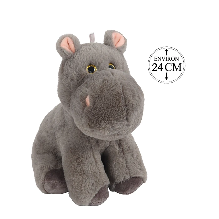 Peluche hippocampe assis, 24cm de haut