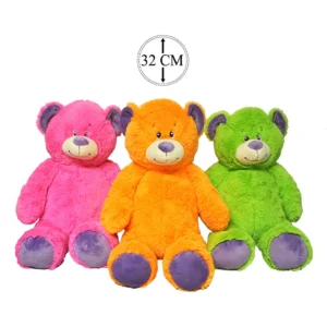 peluche ours fluo