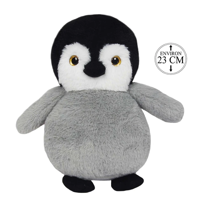 Peluche pingouin, 23cm de haut