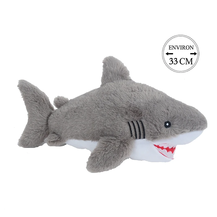 Peluche requin, 33cm de long