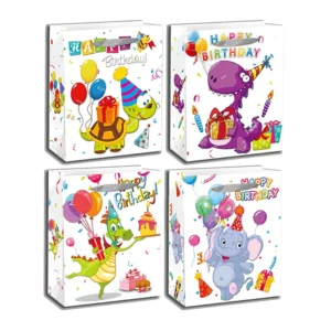 sac papier 32x26x10 cm happy birthday de la marque SANDY. Réf. SUH300.