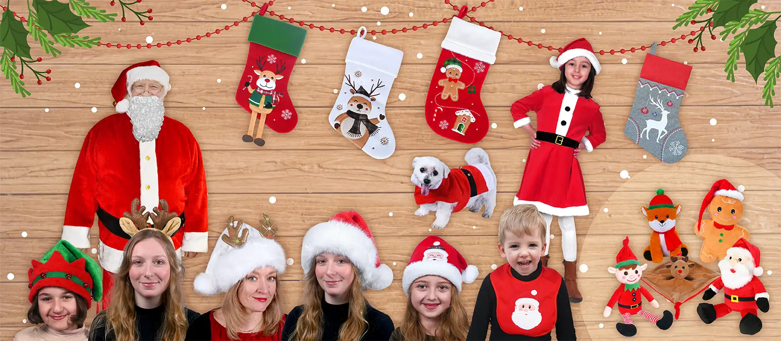 Sandy Grossiste Peluches, Jouets et Articles festifs vue d'une collections d’articles de Noël