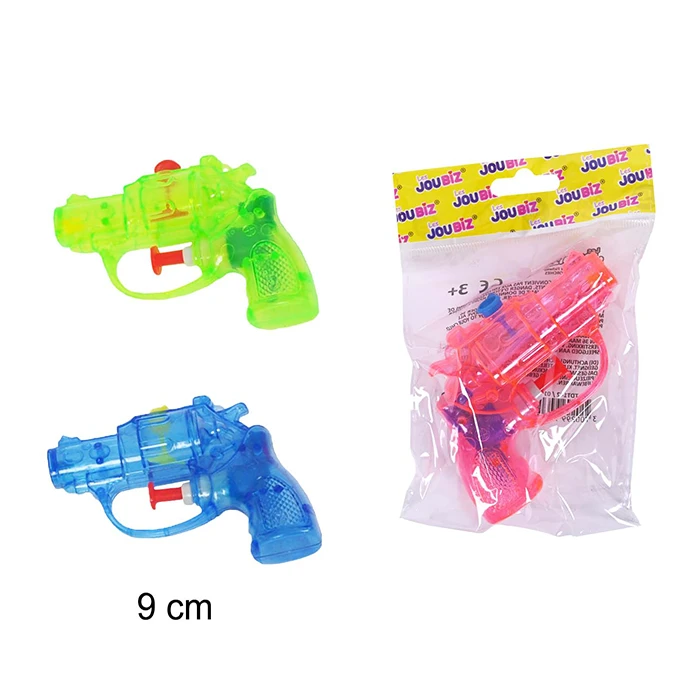 Jouet pistolet à eau 3 coloris assortis (rose, bleu et vert), 9cm de long