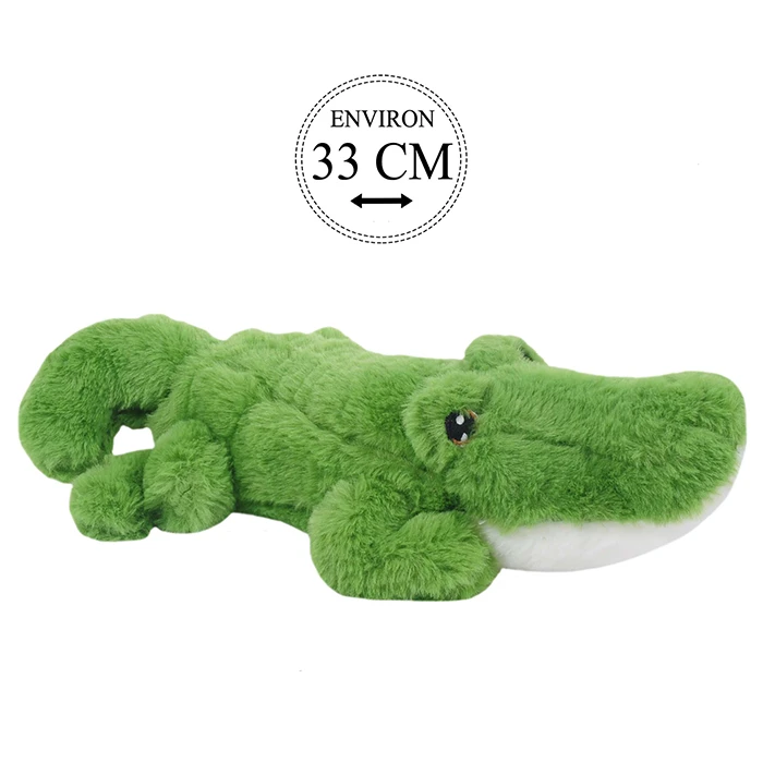 Peluche crocodile, 33cm de long
