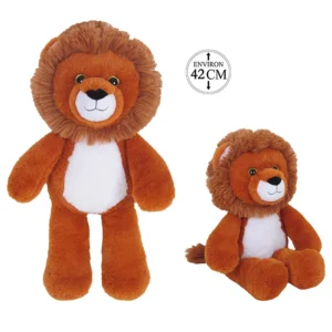 Peluche lion, 42cm de haut (debout)