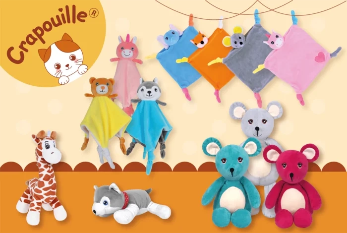 photo de peluches fantaisie de la marque CRAPOUILLE