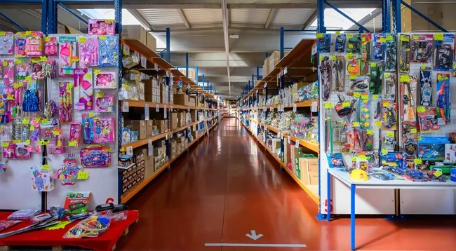 vue de l'entrée du magasin showroom sandy